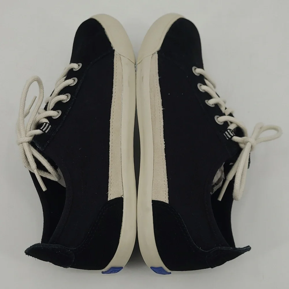 NWOT Black Suede/Canvas Combo Keds Sneakers‎ Women's Size 7.5